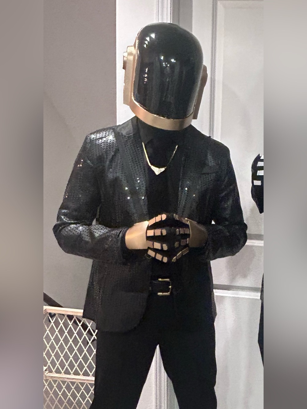 Black Sequin Men's Blazer - Sleek Evening Jacket